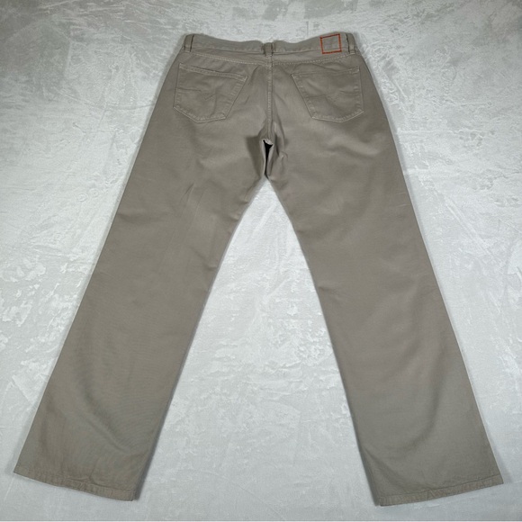 Hugo Boss Jeans Men Size W36 L32 Gray Orange Label Straight Legs 100% Cotton - Picture 10 of 12